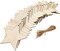 32 Pack Wooden Star Cutouts - Unfinished Wooden Stars for Hanging Ornaments, DIY Craft Gift Tags & Home Party Decoration